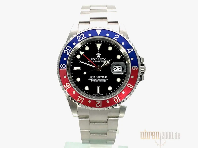 Rolex GMT Master II Ref. 16710 Pepsi aus 2002 P-Serie LC100