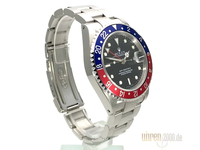 Rolex GMT Master II Ref. 16710 Pepsi aus 2002 P-Serie LC100