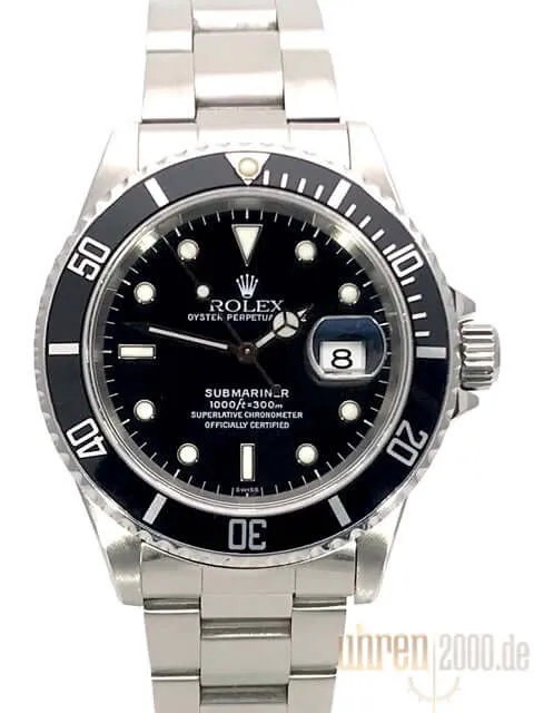 Rolex Submariner Date 16610 gebraucht aus 1999 U-Serie LC100