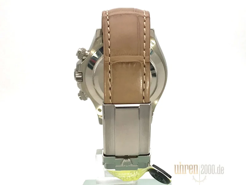 Rolex Cosmograph Daytona 116519 Weißgold Leder Slate aus 2013