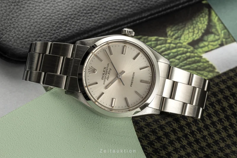 Rolex Air King steel automatic men's watch 5500 LP: 7600EUR [2305585]