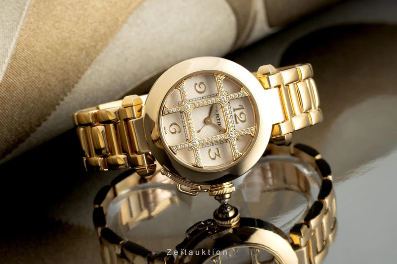 Cartier Pasha 18 ct gold automatic women's watch 2399 [2104282]