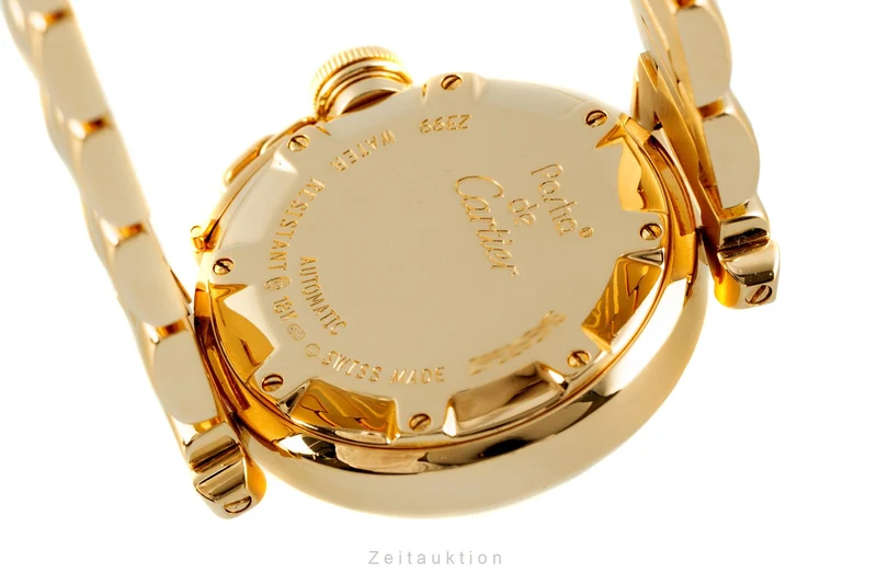 Cartier Pasha 18 ct gold automatic women's watch 2399 [2104282]