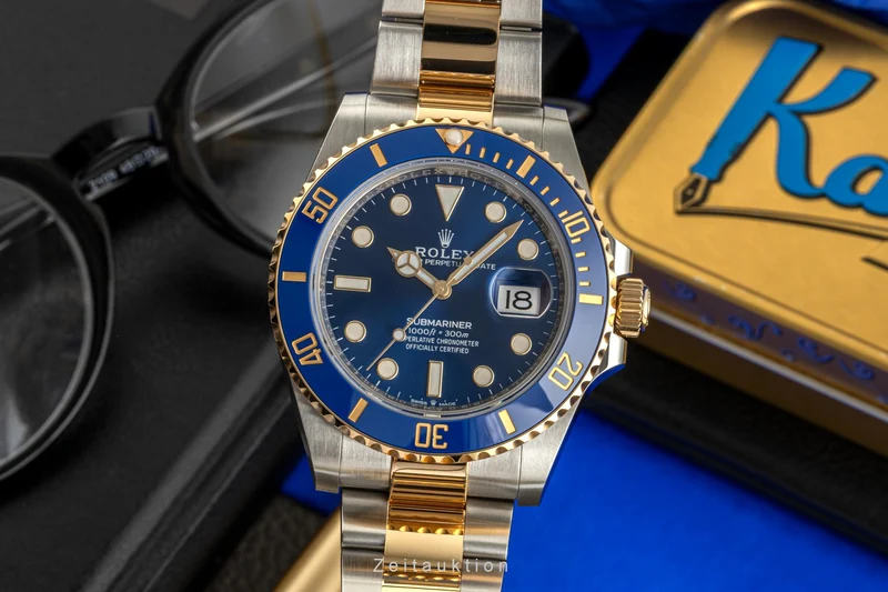 Rolex Submariner steel / gold automatic men's watch 126613LB [2305566]