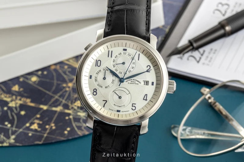 Mühle Business Timer steel automatic men's watch M1-30-65-LB [2305514]