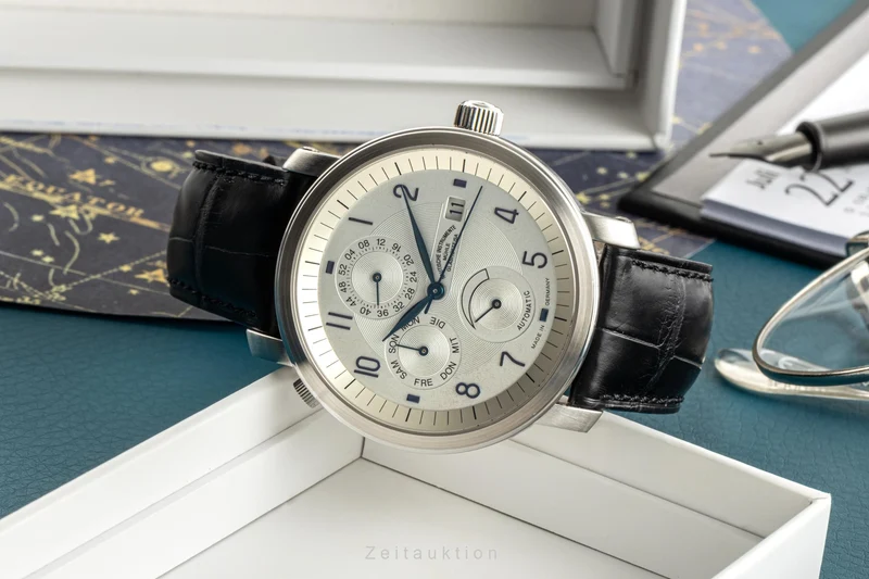Mühle Business Timer steel automatic men's watch M1-30-65-LB [2305514]