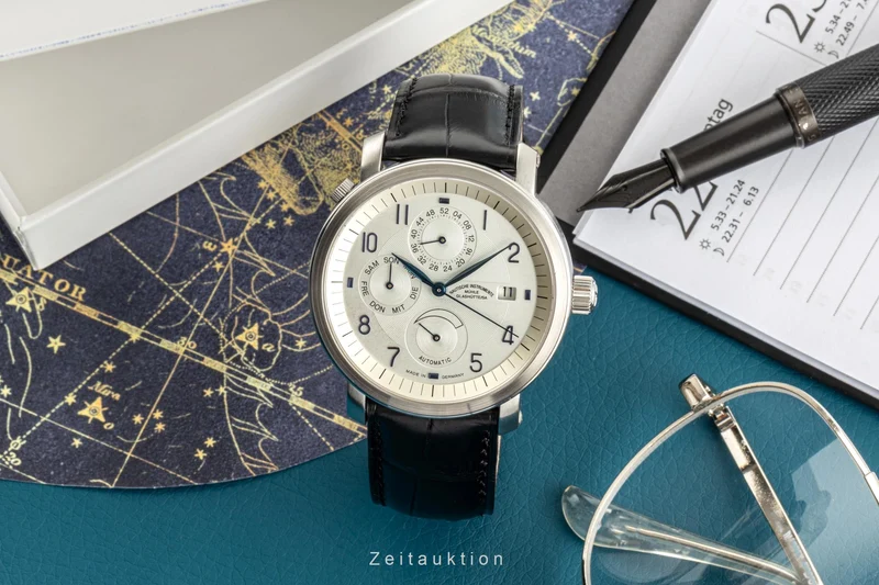Mühle Business Timer steel automatic men's watch M1-30-65-LB [2305514]