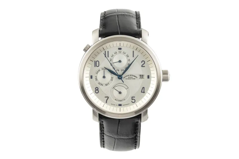 Mühle Business Timer steel automatic men's watch M1-30-65-LB [2305514]