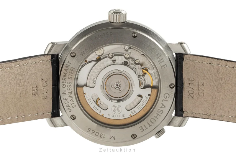 Mühle Business Timer steel automatic men's watch M1-30-65-LB [2305514]