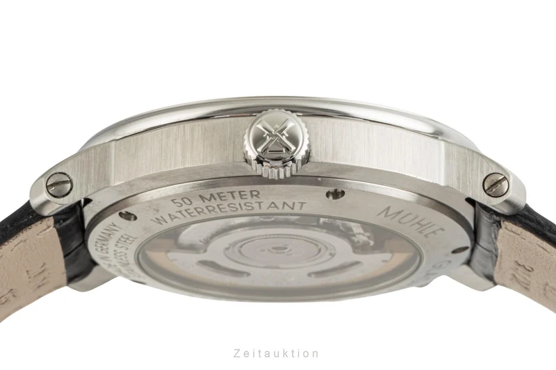 Mühle Business Timer steel automatic men's watch M1-30-65-LB [2305514]