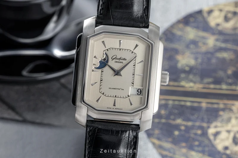 Glashütte Senator steel automatic men's watch 39-43-04-04-04 [2305513]
