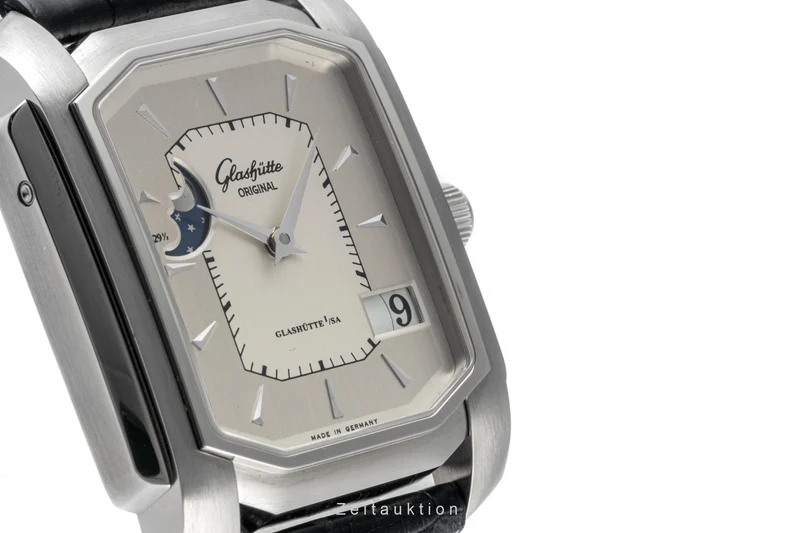Glashütte Senator steel automatic men's watch 39-43-04-04-04 [2305513]