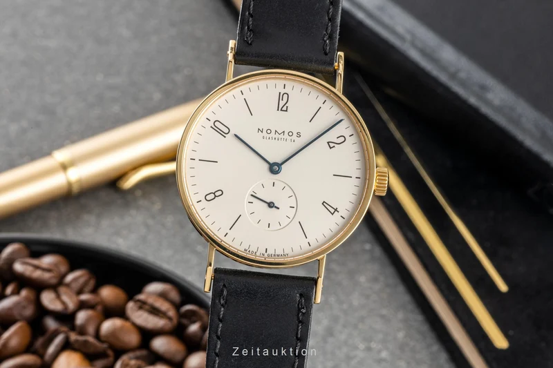 Nomos Tangente 18 ct gold manual winding men's watch Tangente (125 Wempe Anniversary) Limited [2305507]