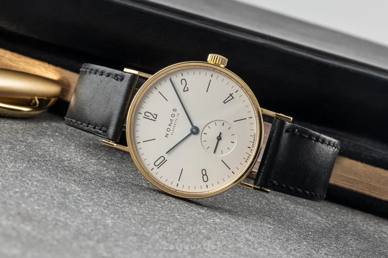 Nomos Tangente 18 ct gold manual winding men's watch Tangente (125 Wempe Anniversary) Limited [2305507]
