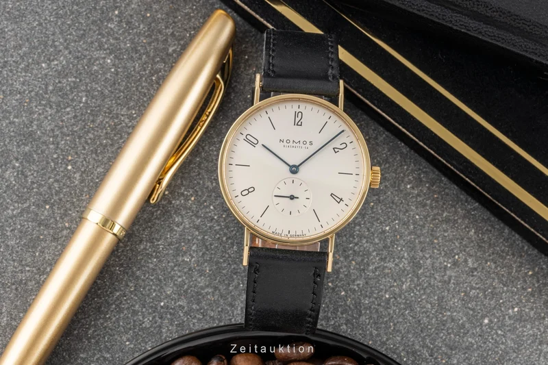 Nomos Tangente 18 ct gold manual winding men's watch Tangente (125 Wempe Anniversary) Limited [2305507]