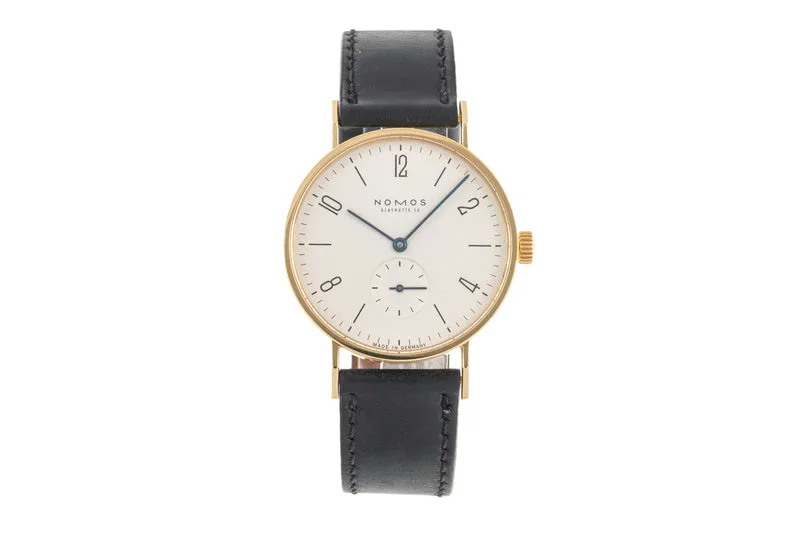 Nomos Tangente 18 ct gold manual winding men's watch Tangente (125 Wempe Anniversary) Limited [2305507]