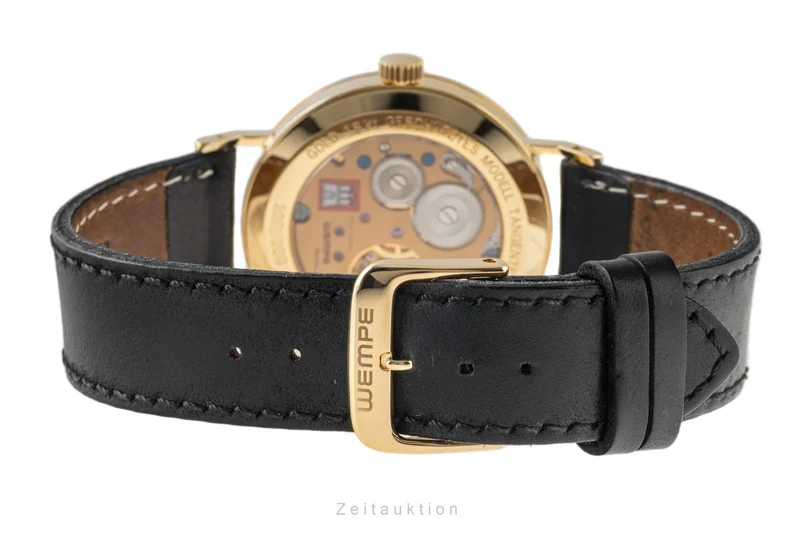 Nomos Tangente 18 ct gold manual winding men's watch Tangente (125 Wempe Anniversary) Limited [2305507]