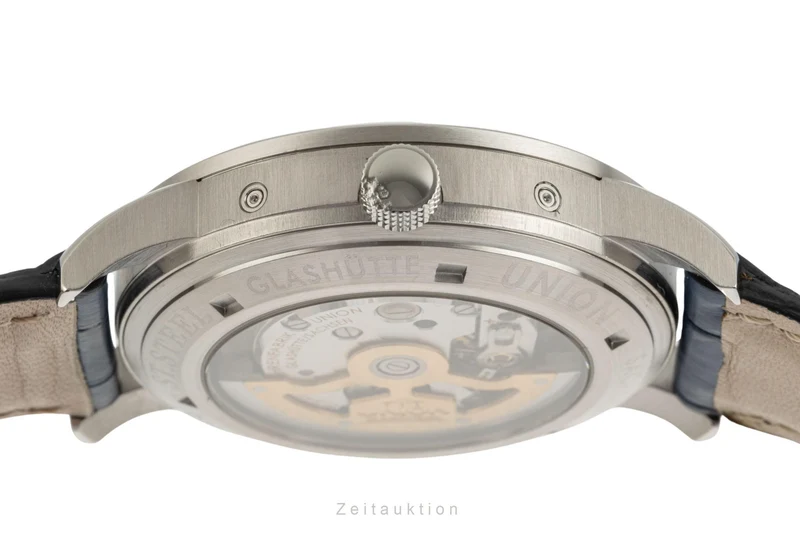 Union Glashütte Tradition Vollkalender steel automatic men's watch 26-41-01-02-10 [2305505]