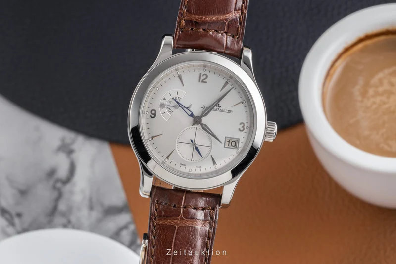 Jaeger LeCoultre Master Hometime steel automatic men's watch Q1628420 , 147.8.05.S [2503262]