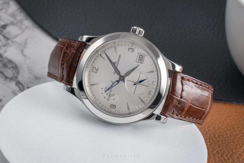 Jaeger LeCoultre Master Hometime steel automatic men's watch Q1628420 , 147.8.05.S [2503262]