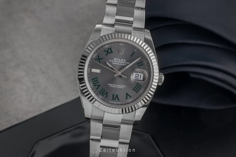 Rolex Datejust steel / white gold automatic men's watch 126334 [2503658]