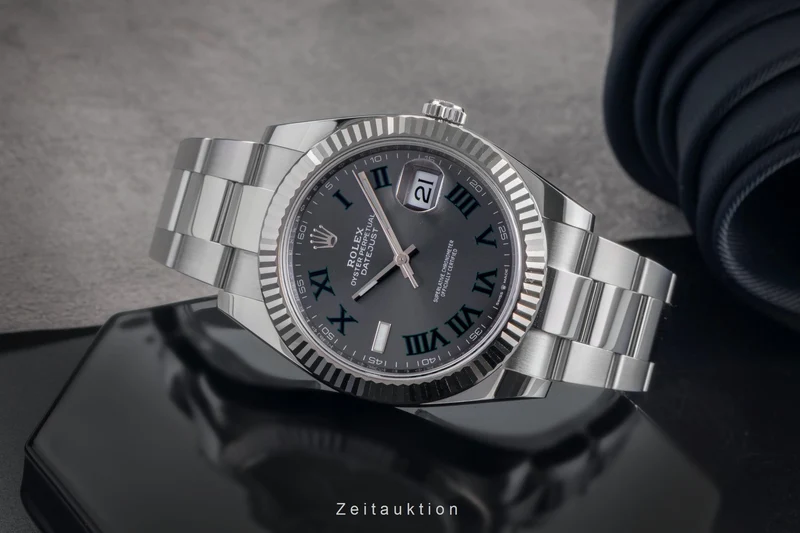 Rolex Datejust steel / white gold automatic men's watch 126334 [2503658]