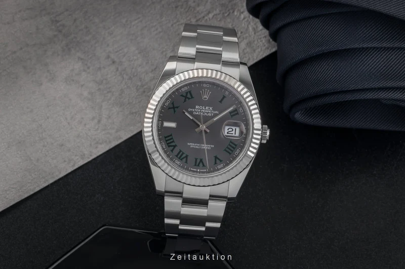 Rolex Datejust steel / white gold automatic men's watch 126334 [2503658]