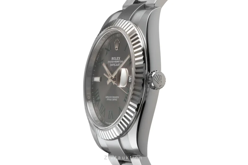 Rolex Datejust steel / white gold automatic men's watch 126334 [2503658]