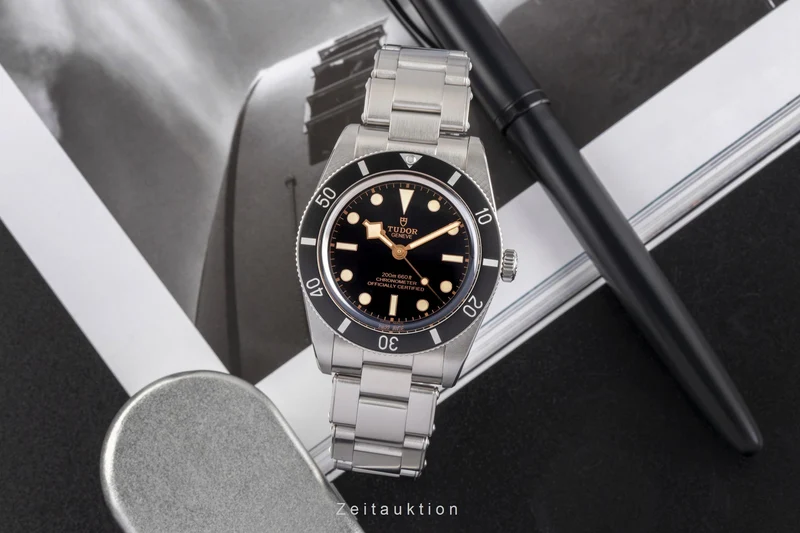 Tudor Black Bay steel automatic men's watch 79000N-0001 [2503403]