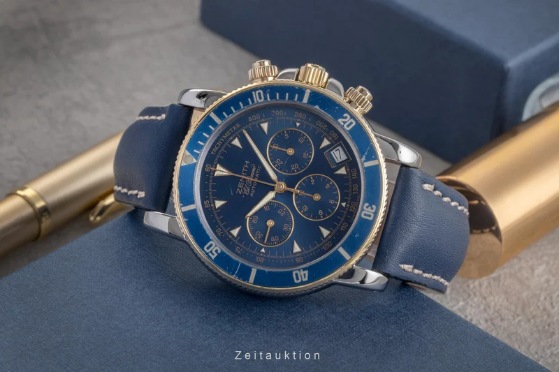 Zenith Rainbow chronograph steel / gold automatic men's watch 53.0370.400 [2503232]