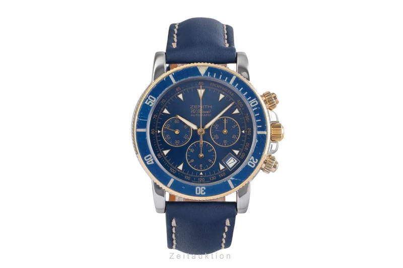 Zenith Rainbow chronograph steel / gold automatic men's watch 53.0370.400 [2503232]