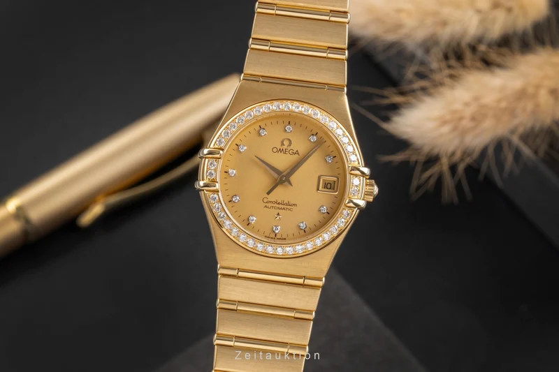Omega Constellation 18 ct gold automatic women's watch 1197.15.00 [2502984]