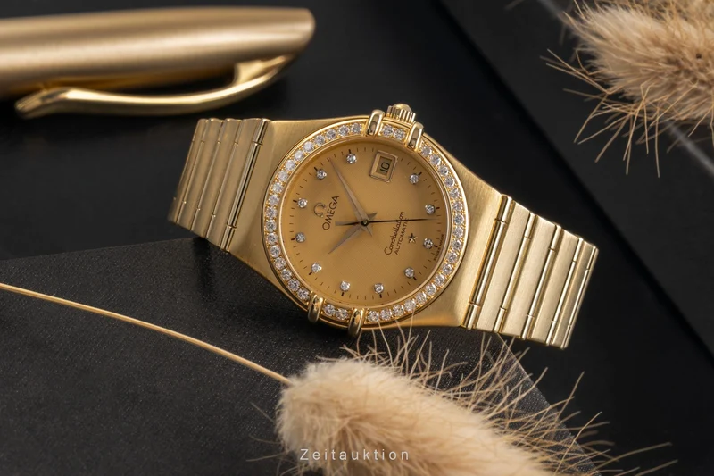 Omega Constellation 18 ct gold automatic women's watch 1197.15.00 [2502984]