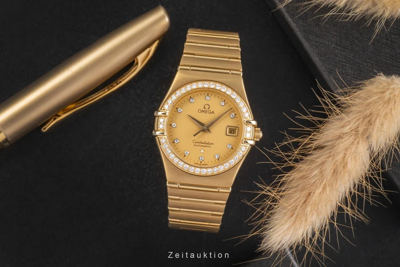 Omega Constellation 18 ct gold automatic women's watch 1197.15.00 [2502984]