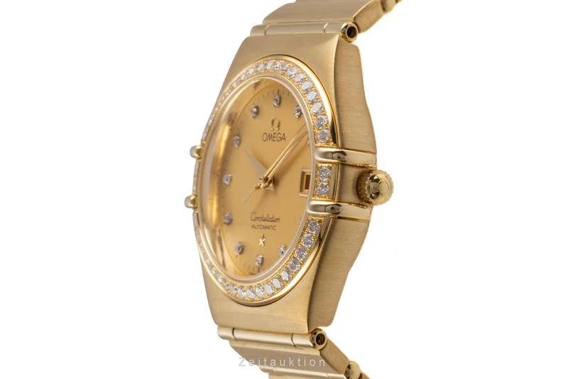Omega Constellation 18 ct gold automatic women's watch 1197.15.00 [2502984]