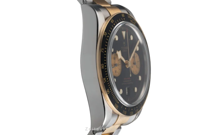 Tudor Black Bay chronograph steel / gold automatic men's watch 79363N LP: 8410EUR [2503452]