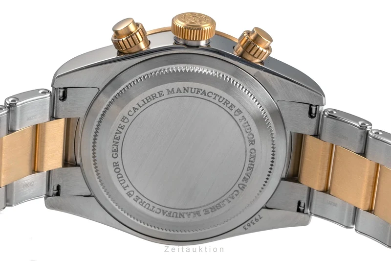 Tudor Black Bay chronograph steel / gold automatic men's watch 79363N LP: 8410EUR [2503452]