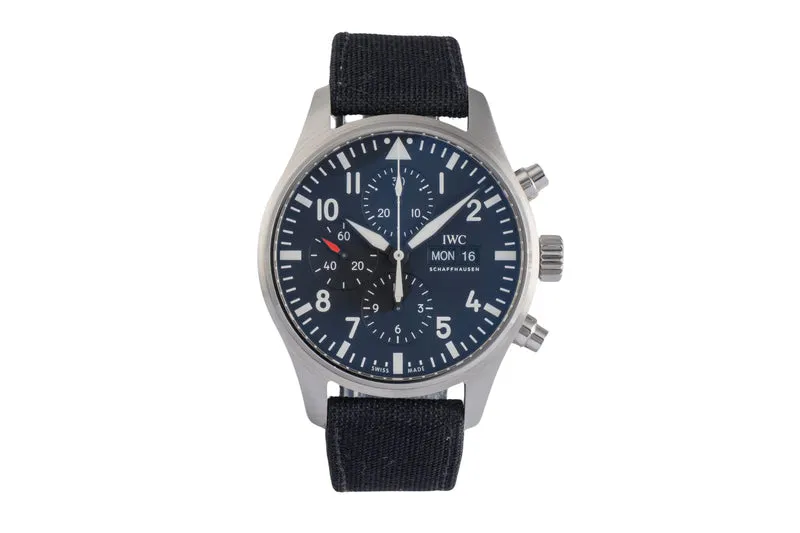 IWC Fliegerchronograph chronograph steel automatic men's watch IW377709 LP: 7300EUR [2503498]