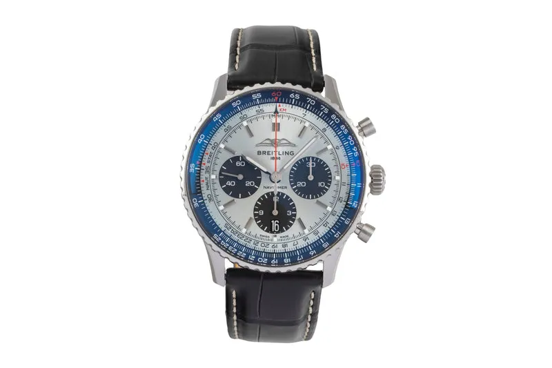 Breitling Navitimer 01 chronograph steel automatic men's watch AB0138241C1A1 LP: 9300EUR [2503453]