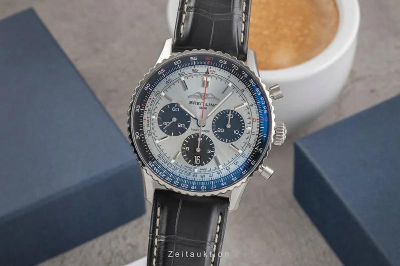 Breitling Navitimer 01 chronograph steel automatic men's watch AB0138241C1A1 LP: 9300EUR [2503453]