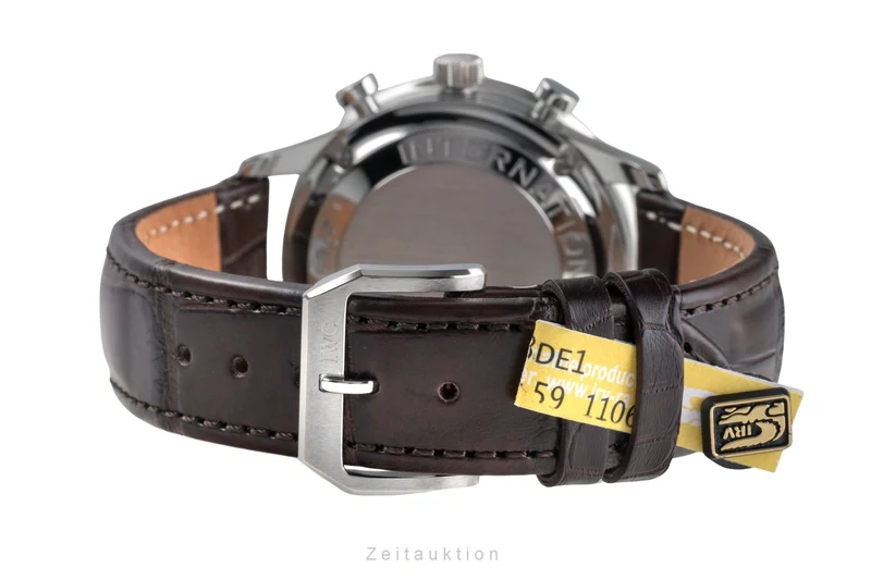 IWC Portugieser chronograph steel automatic men's watch IW371401 LP: 9100EUR [2503482]