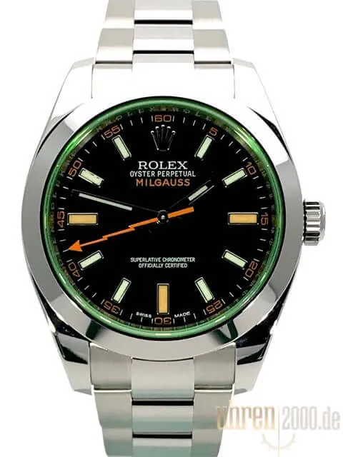 Rolex Oyster Perpetual Milgauss 116400GV aus 2015 LC100