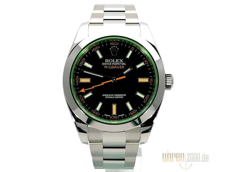 Rolex Oyster Perpetual Milgauss 116400GV aus 2015 LC100