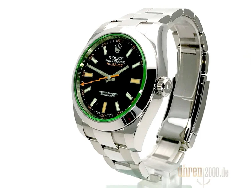 Rolex Oyster Perpetual Milgauss 116400GV aus 2015 LC100