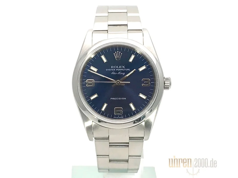 Rolex Oyster Air-King 34 14000M Blau aus 2008 LC100