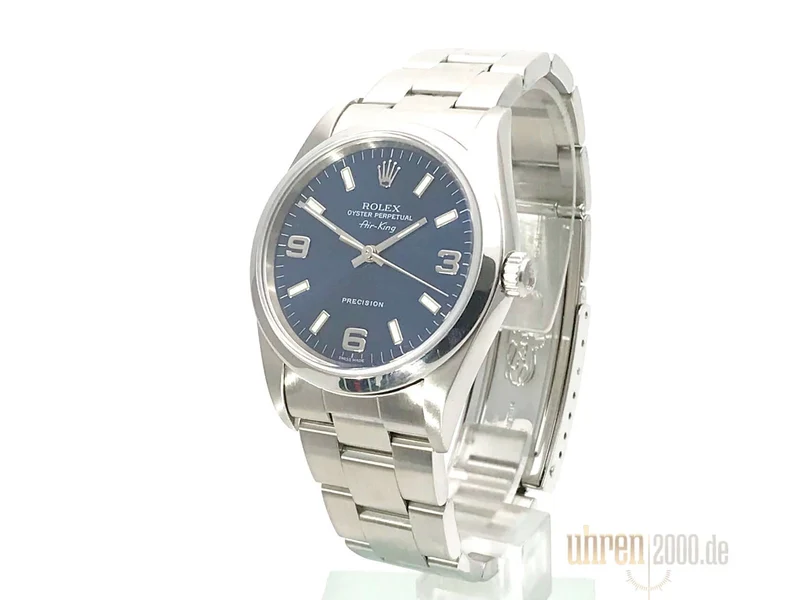 Rolex Oyster Air-King 34 14000M Blau aus 2008 LC100