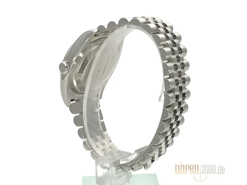 Rolex Datejust 36 Silber Diamant 116234 Jubile-Band aus 2015 LC100