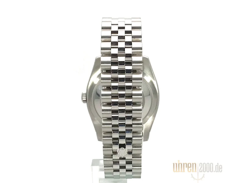 Rolex Datejust 36 Silber Diamant 116234 Jubile-Band aus 2015 LC100