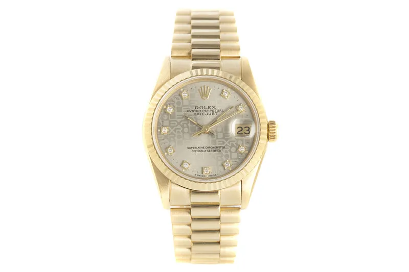 Rolex Datejust 18 ct gold automatic men's watch 68278 [2106578]