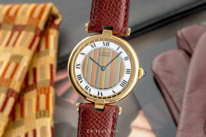Cartier Vermeil silver-gilt quartz women's watch 590003 [2400526]